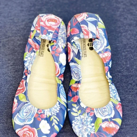 Storehouse Flats Freedom Floral Dark Blue - Picture 3 of 9